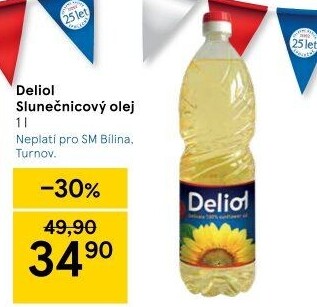 Slunečnicový olej Deliol