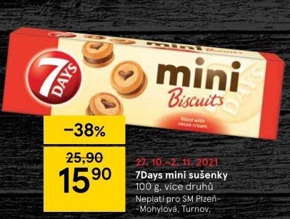 Sušenky mini 7 Days