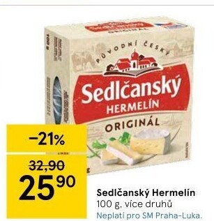 Sýr Hermelín Sedlčanský