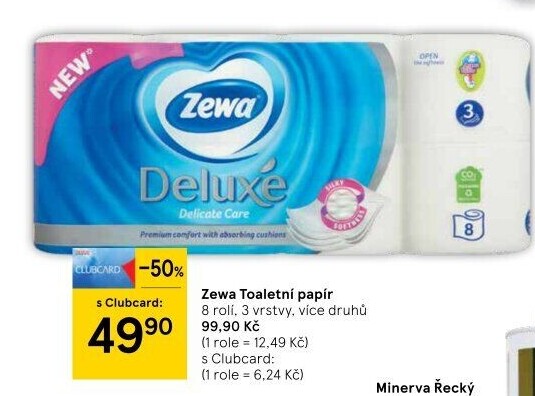 Toaletní papír 3vrstvý Deluxe Zewa