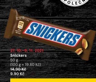 Tyčinka Snickers