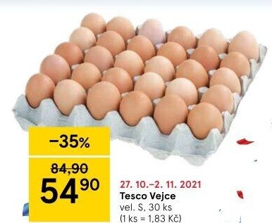 Vejce S Tesco