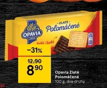 Zlaté polomáčené Opavia