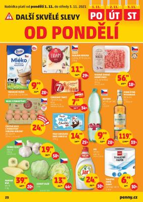 akční leták Penny Market 27.10.2021-3.11.2021