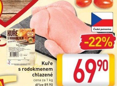 Kuře s rodokmenem Vodňanské kuře
