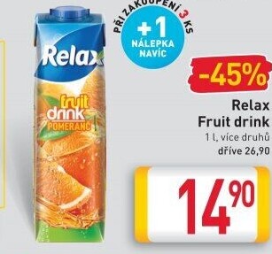 Nápoj Fruit drink Relax