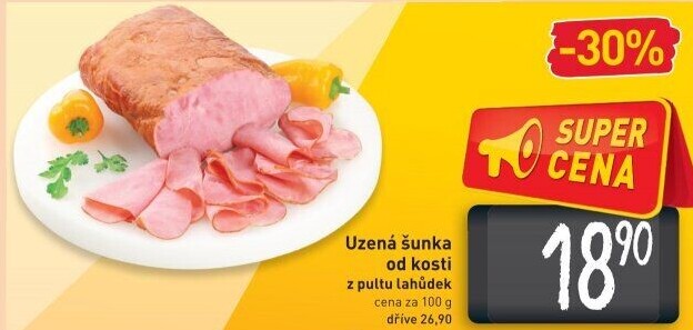 Šunka uzená od kosti