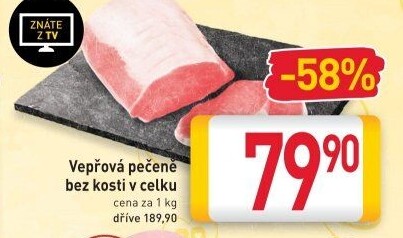 Vepřová pečeně bez kosti
