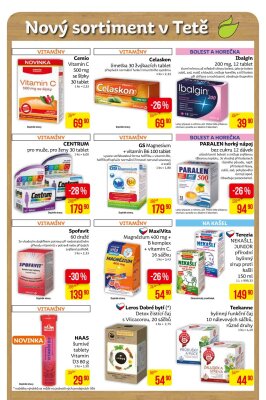 akční leták Teta drogerie 26.10.2021-8.11.2021