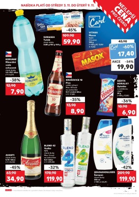 akční leták Kaufland 3.11.2021-9.11.2021