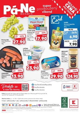 akční leták Kaufland 3.11.2021-9.11.2021