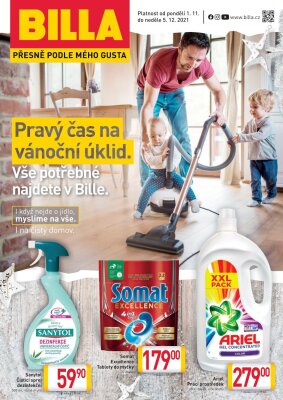 akční leták BILLA 1.11.2021-5.12.2021
