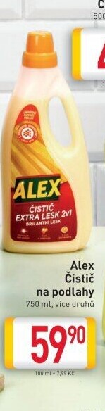 Čistič na podlahy Alex