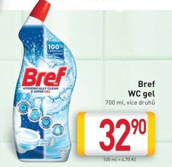 Čistič WC gelový Bref
