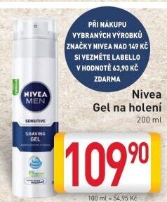 Gel na holení pánský Men Nivea