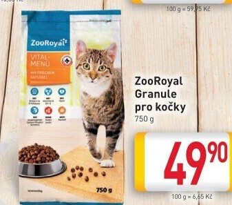 Granule pro kočky ZooRoyal