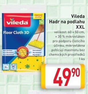 Hadr na podlahu Floor Cloth 3D Vileda