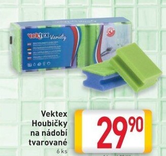 Houbička na nádobí tvarovaná Vektex