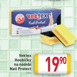 Houbička na nádobí tvarovaná Vektex