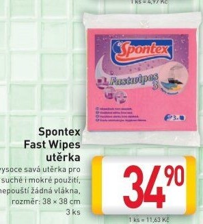 Houbová utěrka Spontex