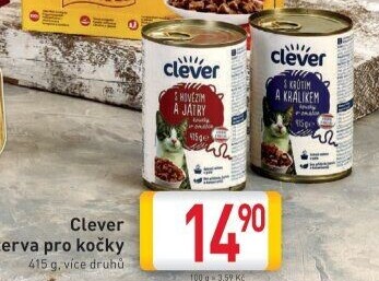 Konzerva pro kočky Clever