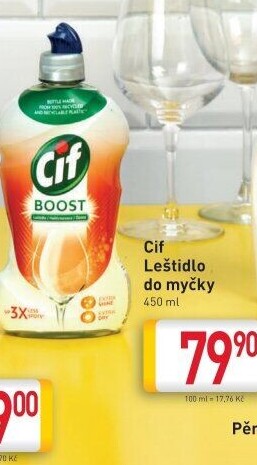 Leštidlo do myčky Boost Cif