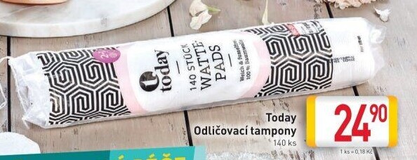 Odličovací tampony Today