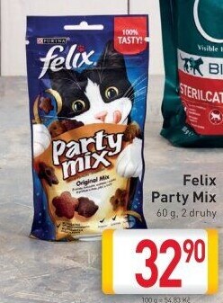 Pamlsky pro kočky Party mix Felix Purina