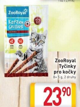 Pamlsky pro kočky tyčinky ZooRoyal