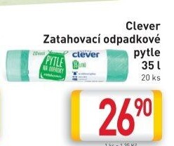 Pytle na odpadky zatahovací 35 l Clever