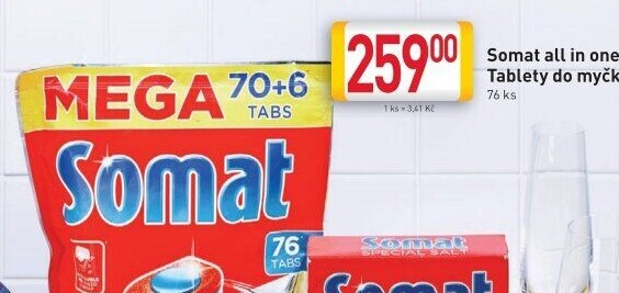 Tablety do myčky All in 1 Somat