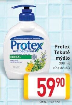 Tekuté mýdlo antibakteriální Protex
