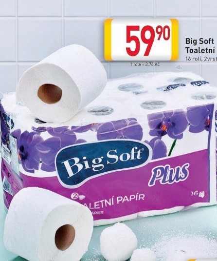 Toaletní papír 2vrstvý Big Soft