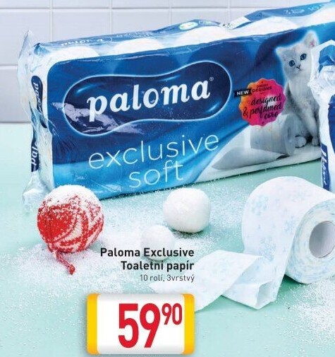 Toaletní papír 3vrstvý Paloma