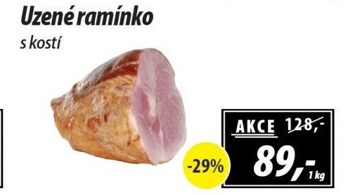 Uzené ramínko s kostí