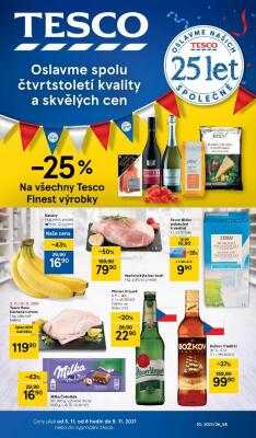 akční leták Tesco 3.11.2021-9.11.2021