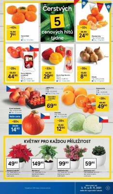 akční leták Tesco 3.11.2021-9.11.2021