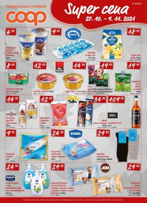 akční leták COOP 3.11.2021-9.11.2021