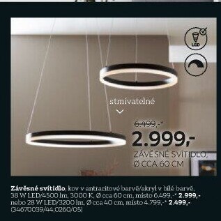 STROPNÍ LED SVÍTIDLO