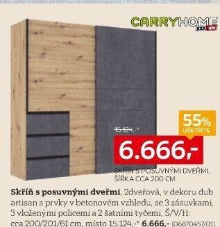 SKŘÍŇ S POSUVNÝMI DVEŘMI