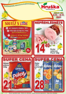akční leták Hruška 2.11.2021-8.11.2021