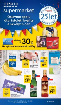 akční leták Tesco 3.11.2021-9.11.2021