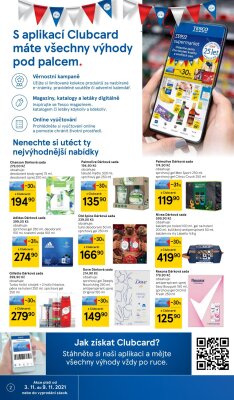 akční leták Tesco 3.11.2021-9.11.2021