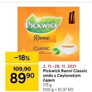 Čaj Ranní Pickwick