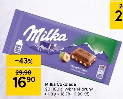 Čokoláda Milka