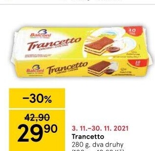 Dezert Trancetto Balconi