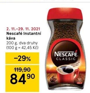 Instantní kávy Nescafé