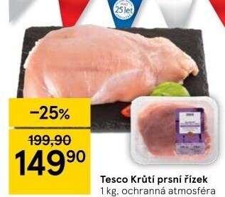 Krůtí prsní řízky Tesco