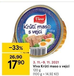 Maso krůtí s vejci Viva Carne