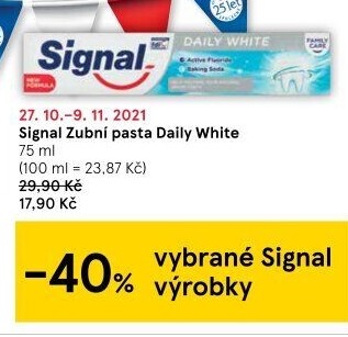 Pasta na zuby Daily White Family Signal
